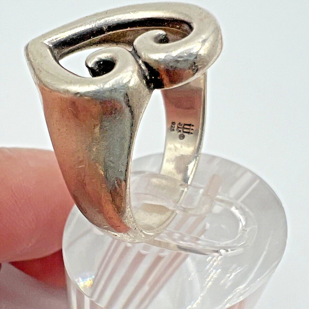 Estate JAMES AVERY A Mother's Love Sterling Silver 925 Ring - Size 7 - Picture 4 of 5